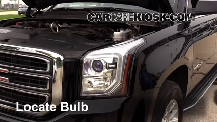 2015 GMC Yukon XL SLT 5.3L V8 FlexFuel Éclairage Feu clignotant avant (remplacer l'ampoule)